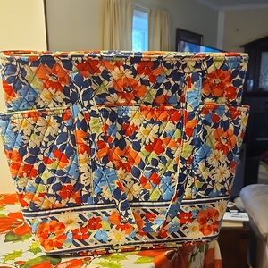 Vera Bradley Vibrant Floral Tote